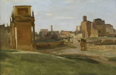 El arco de Constantino y el foro